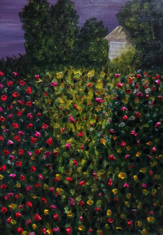 Garden inspired by Klimt